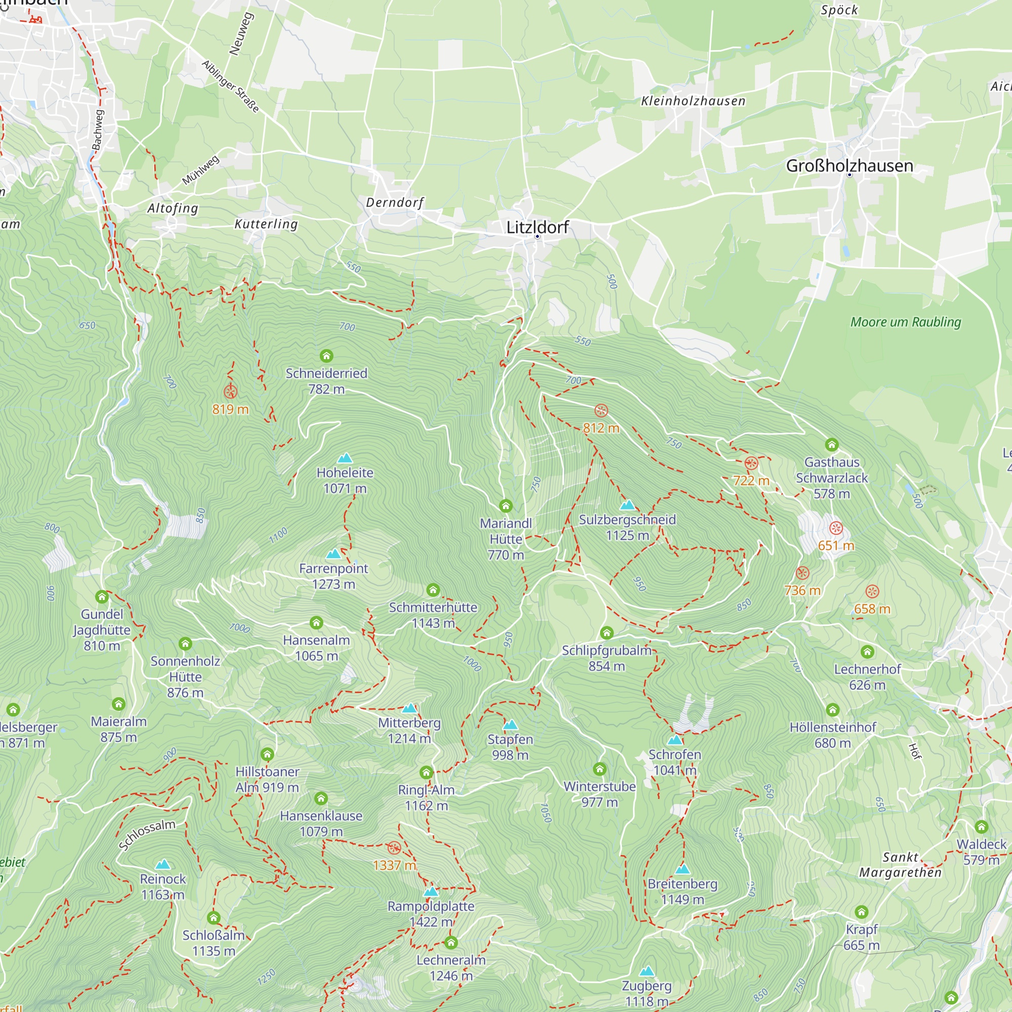 Mariandl Hütte map