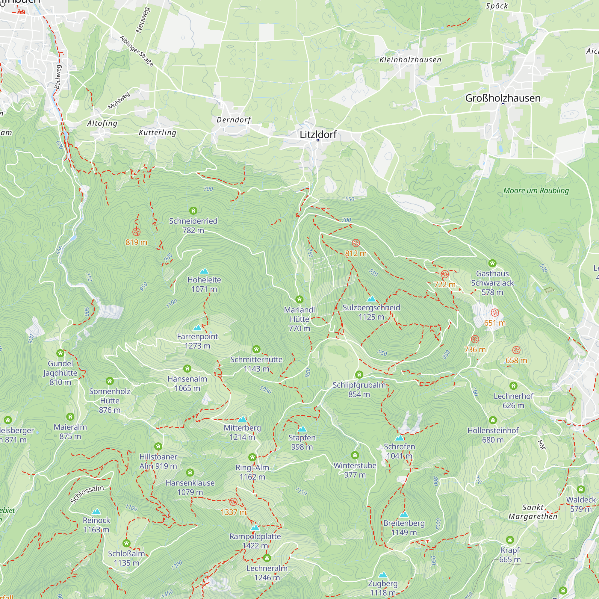 Mariandl Hütte map