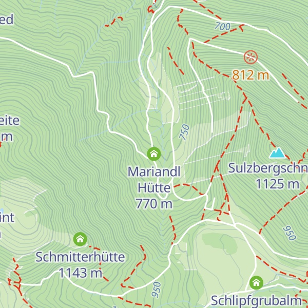 Map of Mariandl Hütte