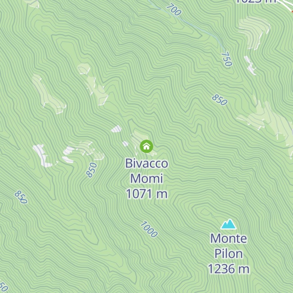 Map of Bivacco Momi