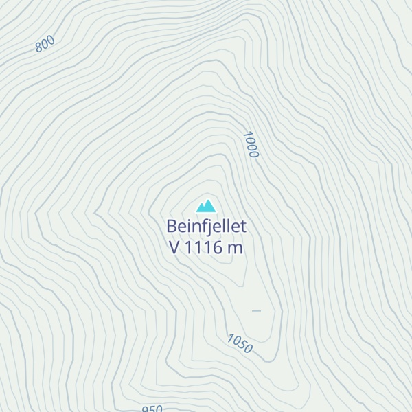 Map of Beinfjellet V