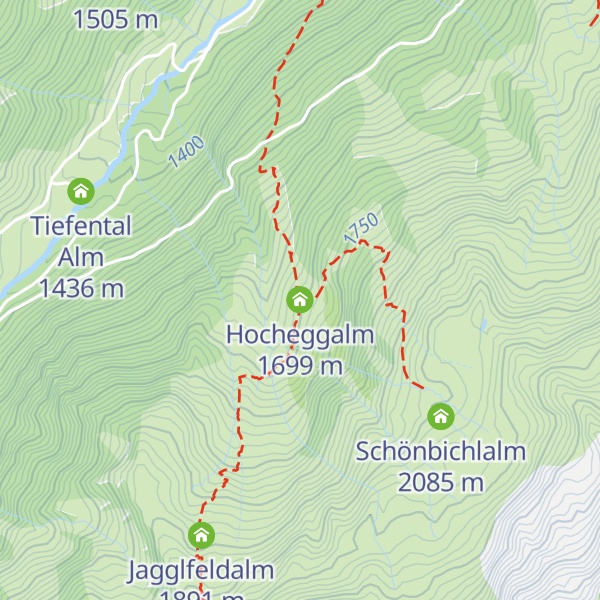 Map of Hocheggalm