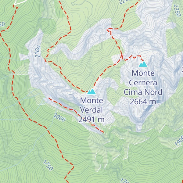 Map of Monte Verdal
