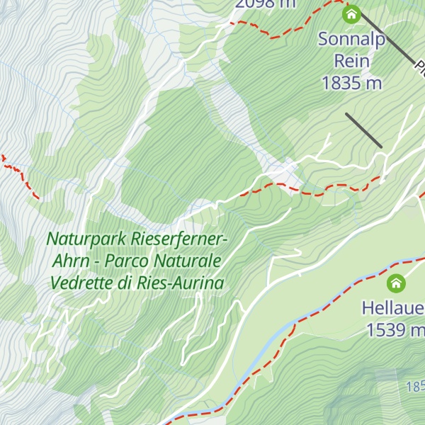 Map of Gasteiger Alm