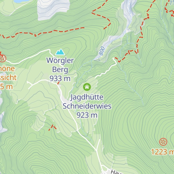 Map of Jagdhütte Schneiderwies