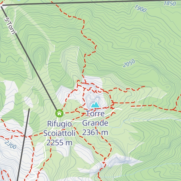 Map of Torre Quarta Alta