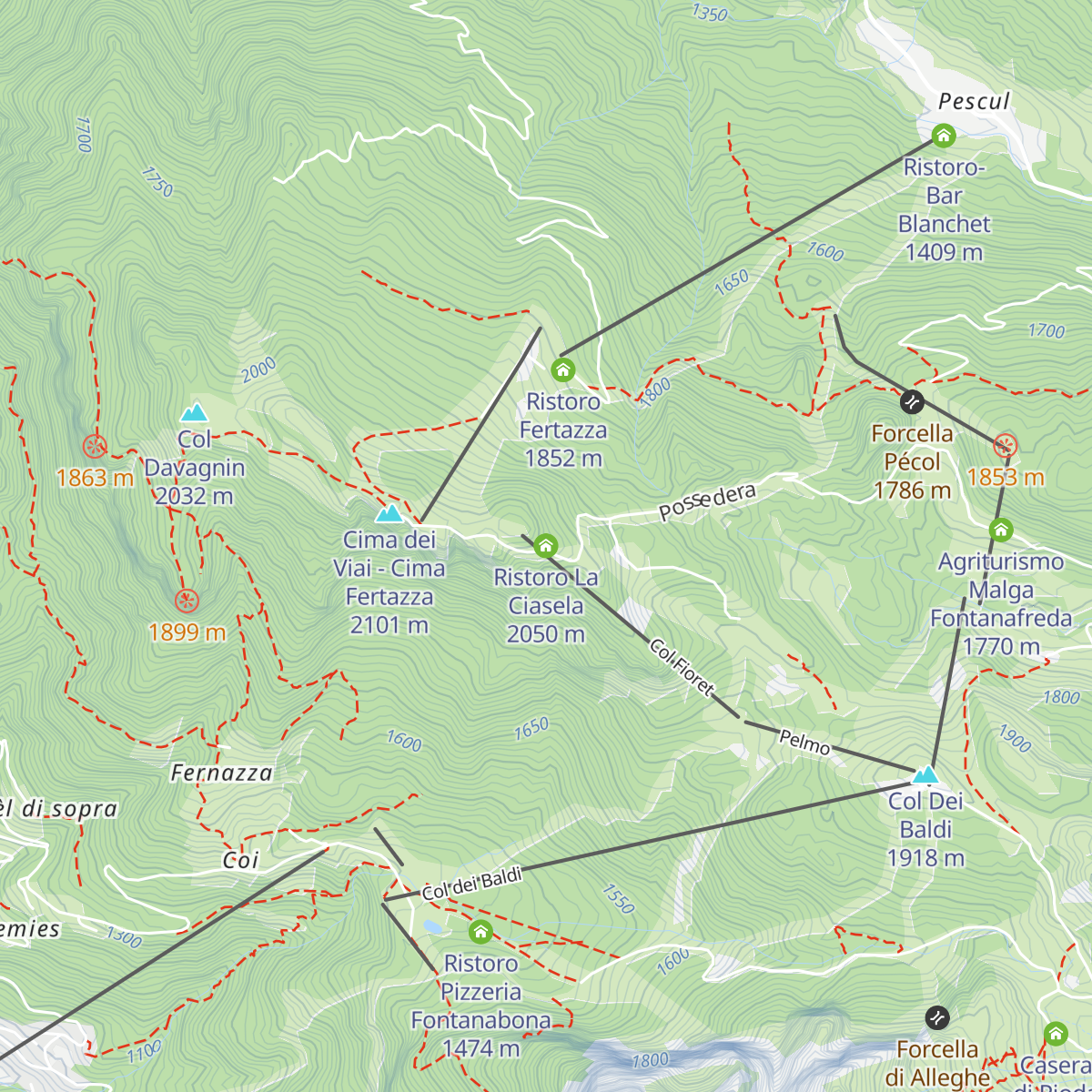 Ristoro La Ciasela map