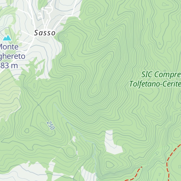 Map of Monte santo