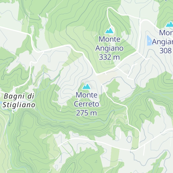 Map of Monte Cerreto