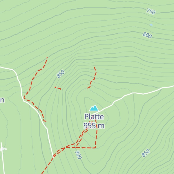 Map of Katzentrögel