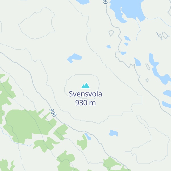 Map of Svensvola