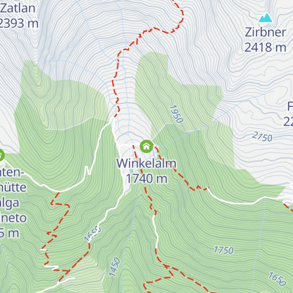 Map of Winkelalm