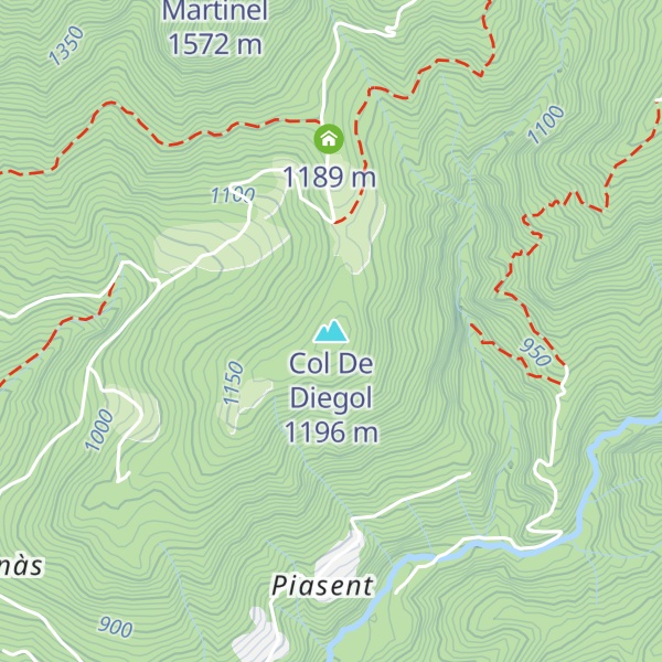 Map of Col De Diegol