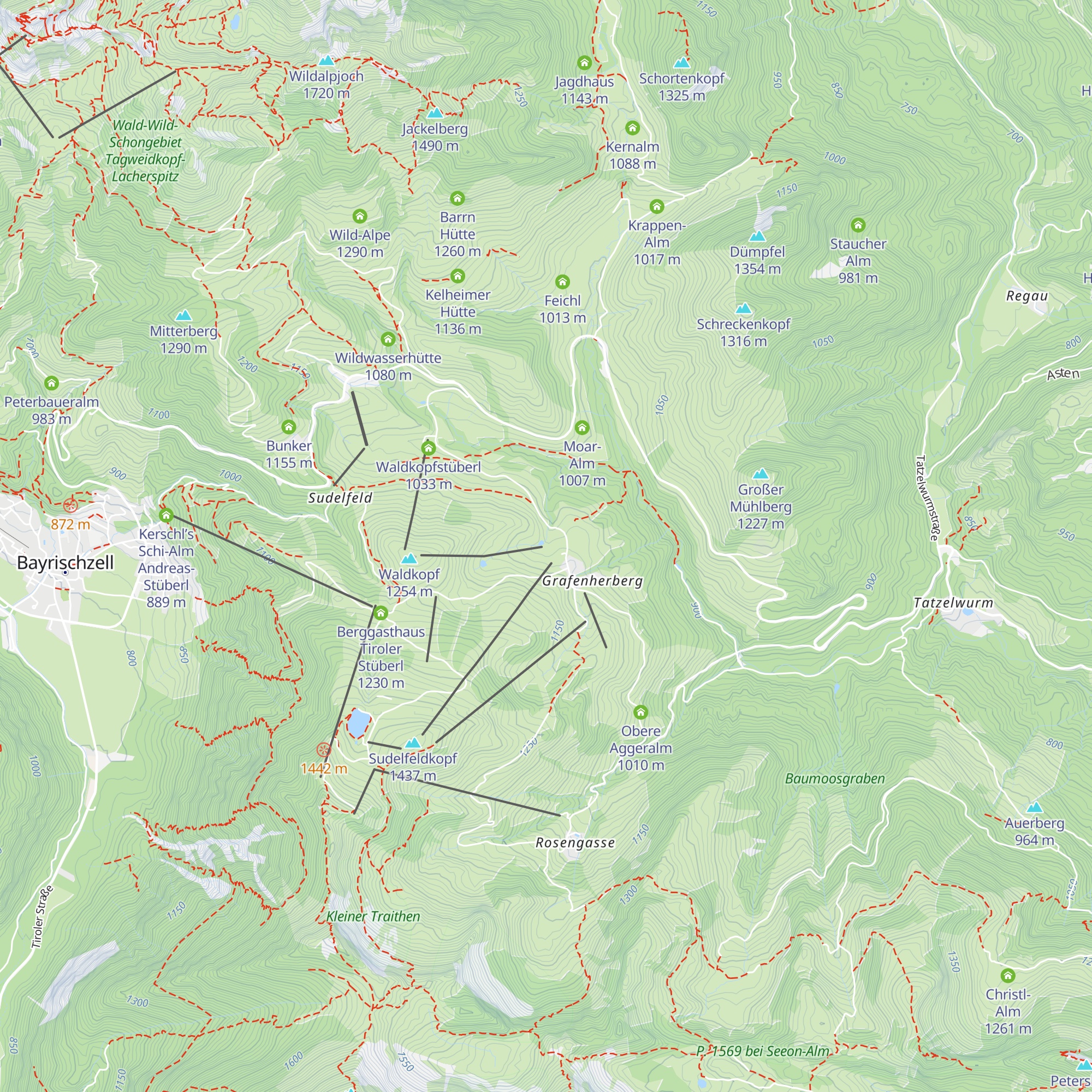 Grafenherbegalm map