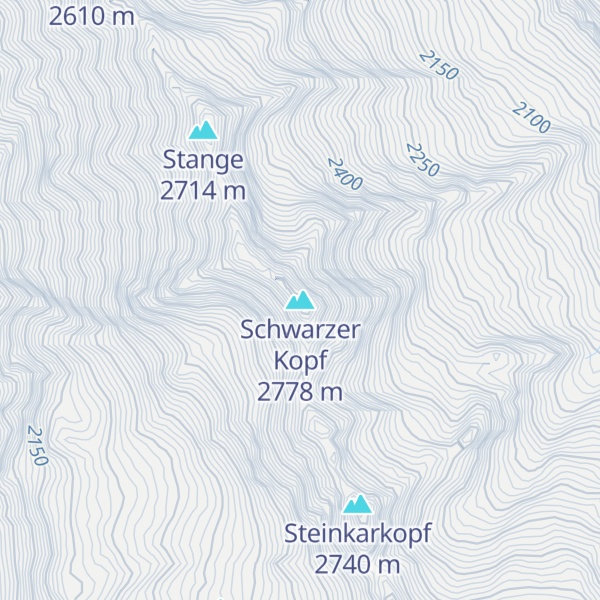 Map of Schwarzer Kopf