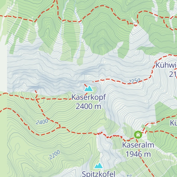 Map of Kaserkopf