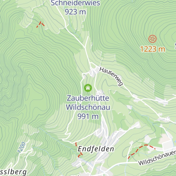Map of Zauberhütte Wildschönau