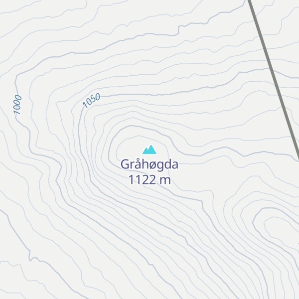 Map of Gråhøgda
