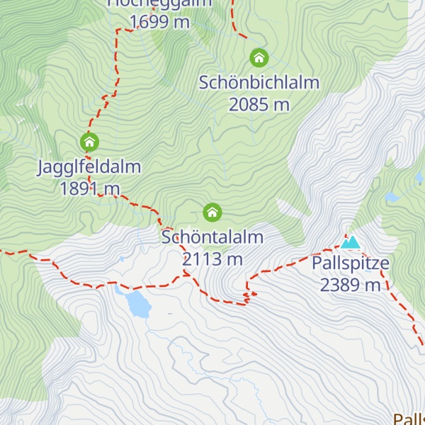 Map of Schöntalalm