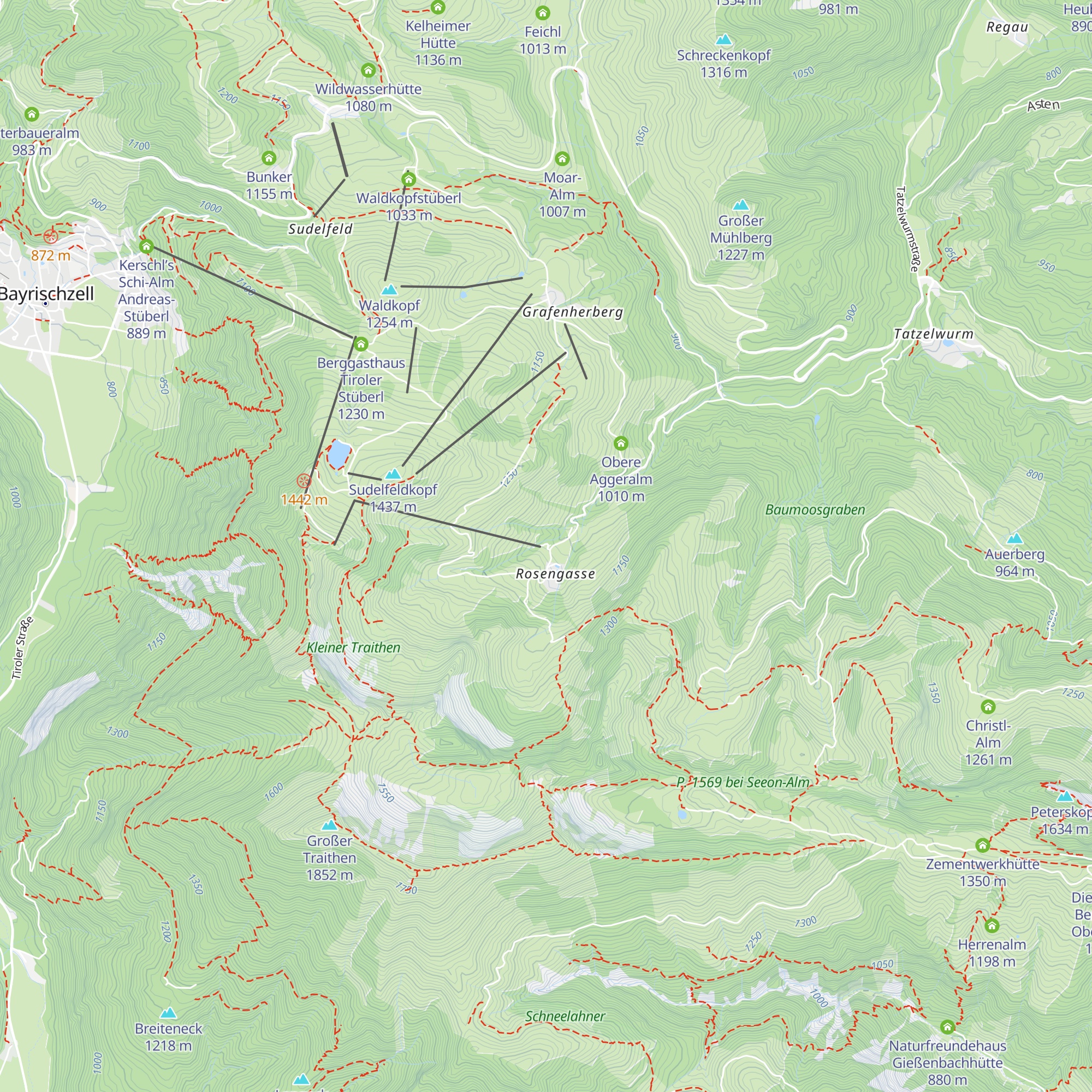 Rosenhütte map