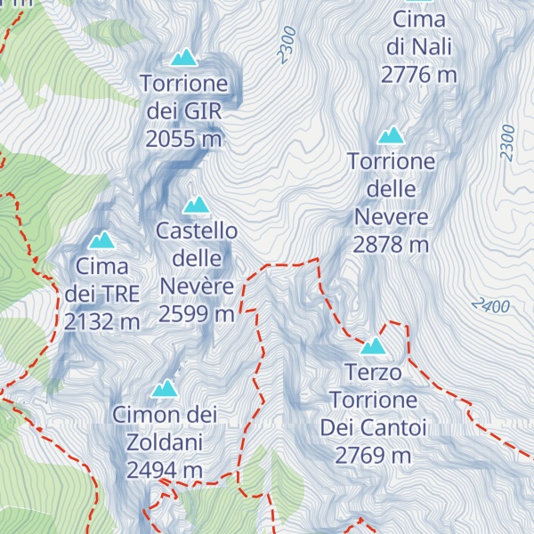 Map of Bivacco Ghedini