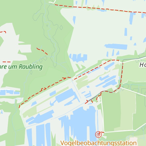 Map of Diensthütte Hochrunstfilze