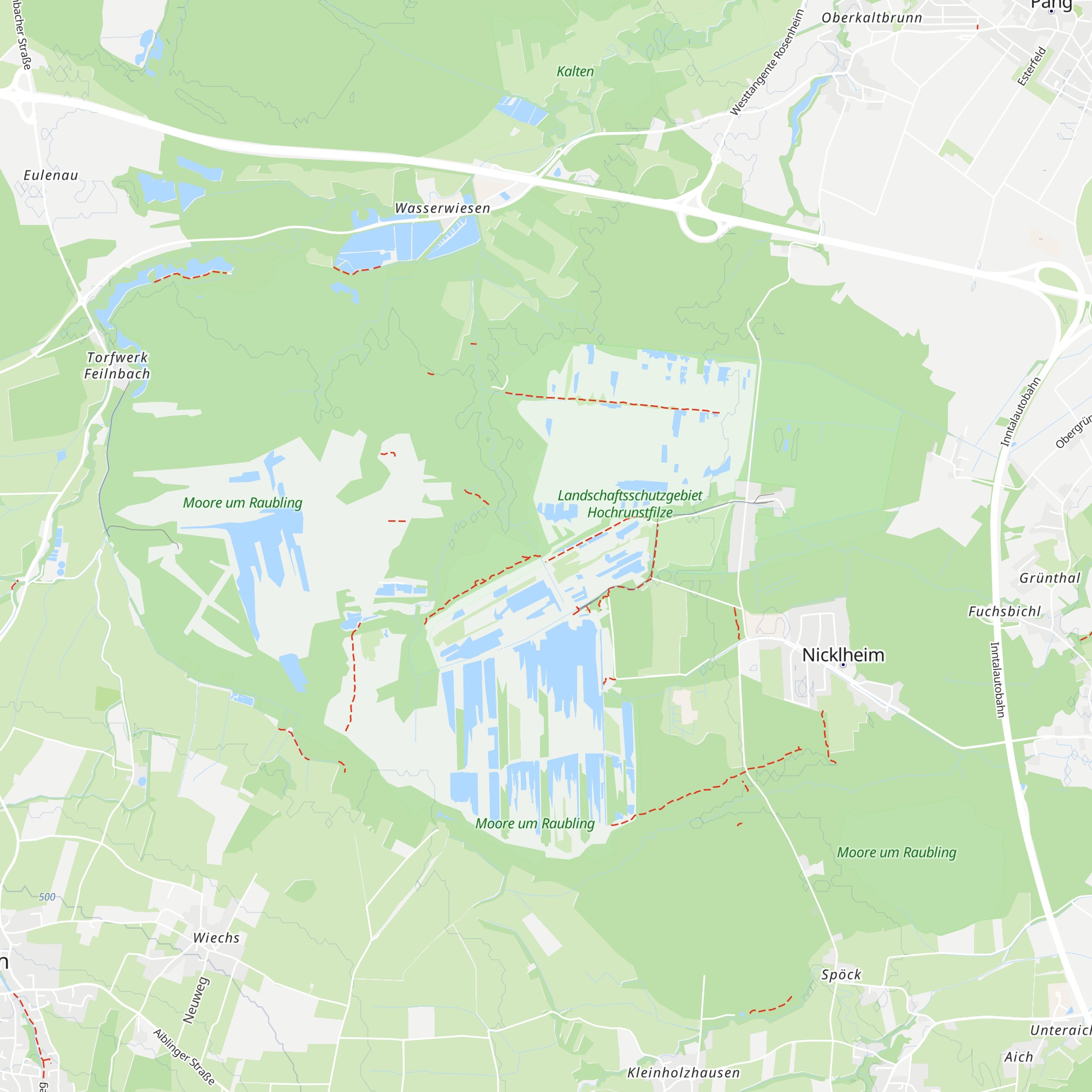 Diensthütte Hochrunstfilze map
