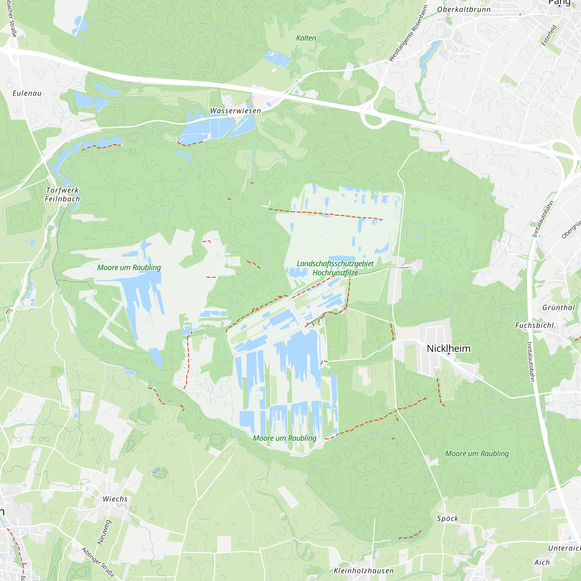 Diensthütte Hochrunstfilze map