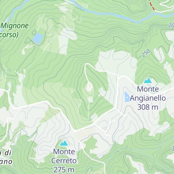 Map of Monte Angiano