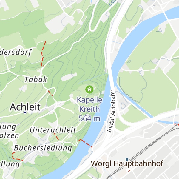Map of Kapelle Kreith