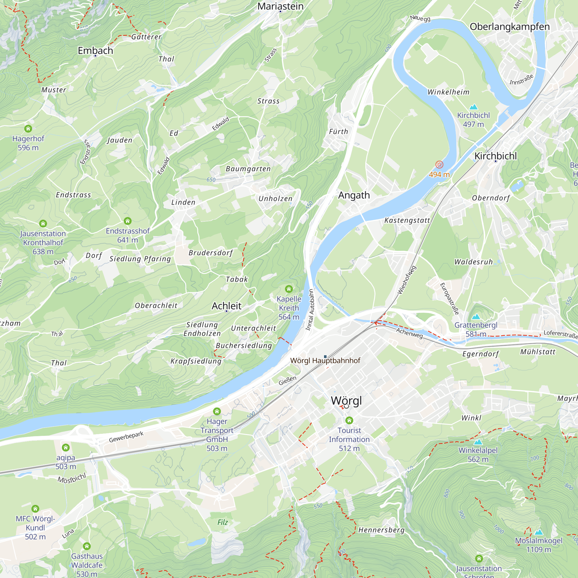 Kapelle Kreith map