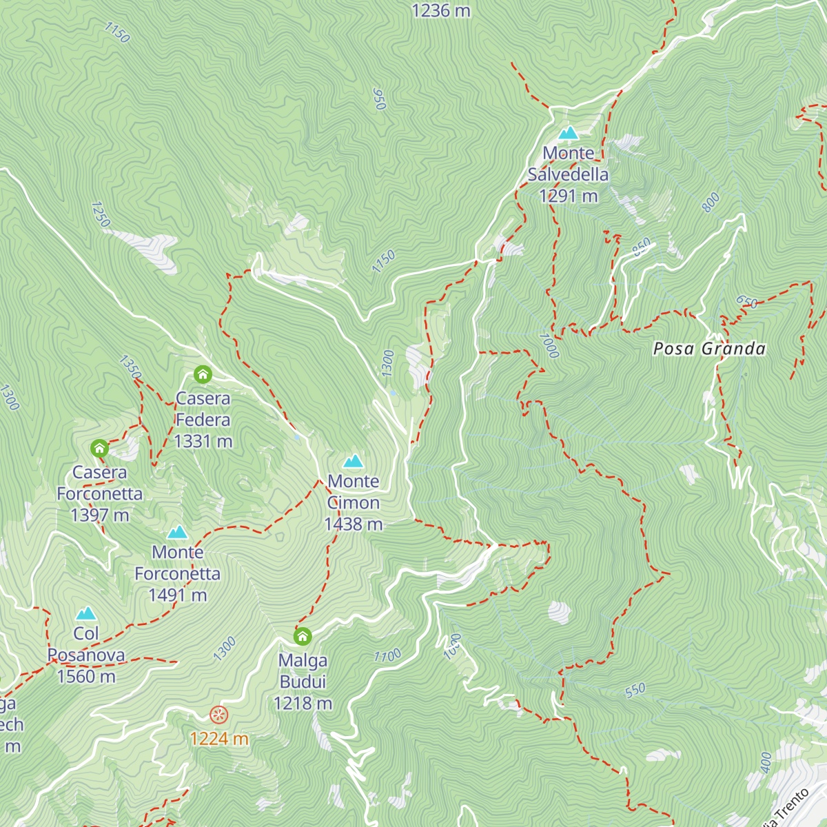 Posa Puner map