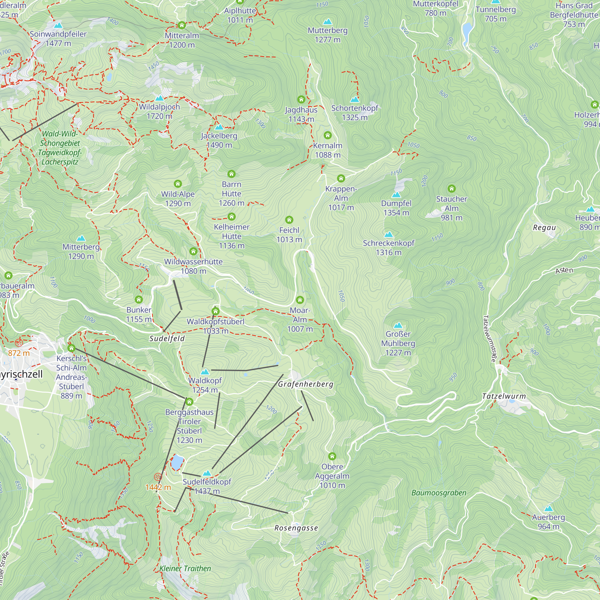 Moar-Alm map