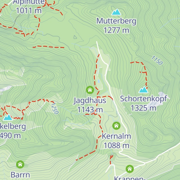 Map of Jagdhaus