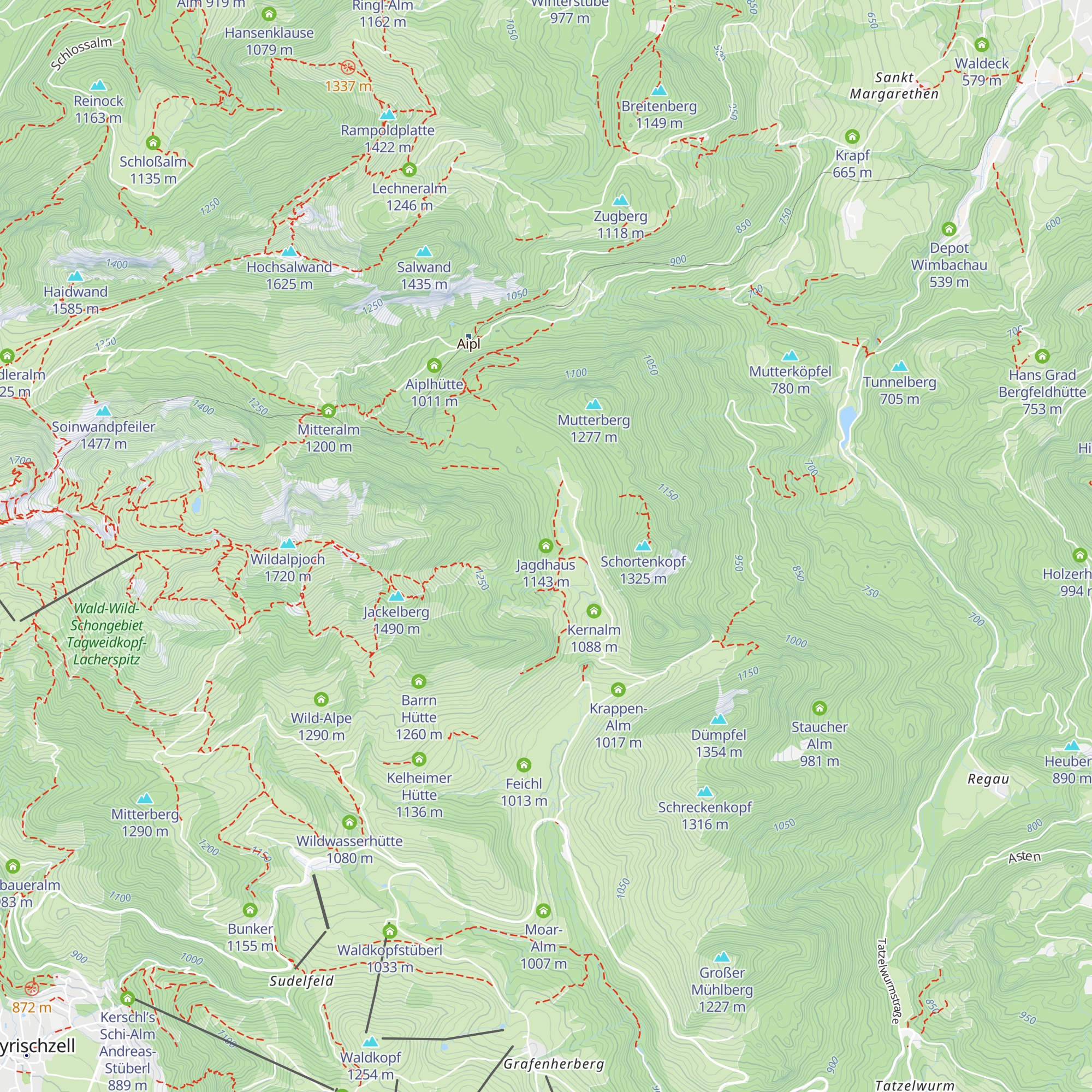 Jagdhaus map