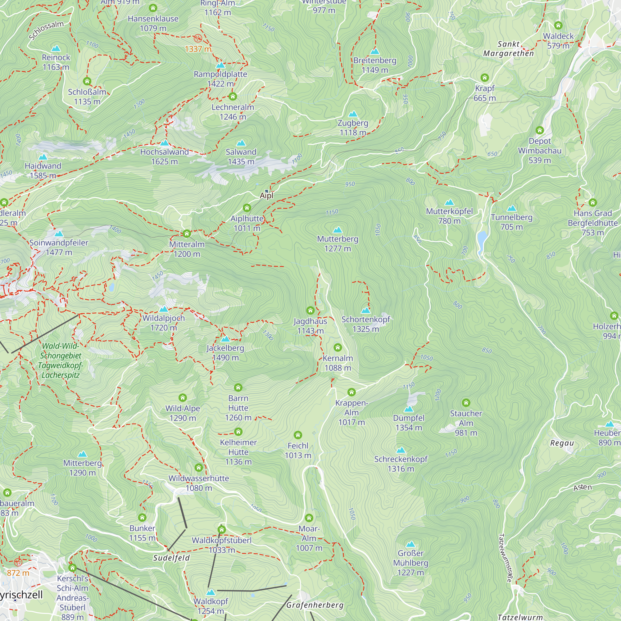 Jagdhaus map