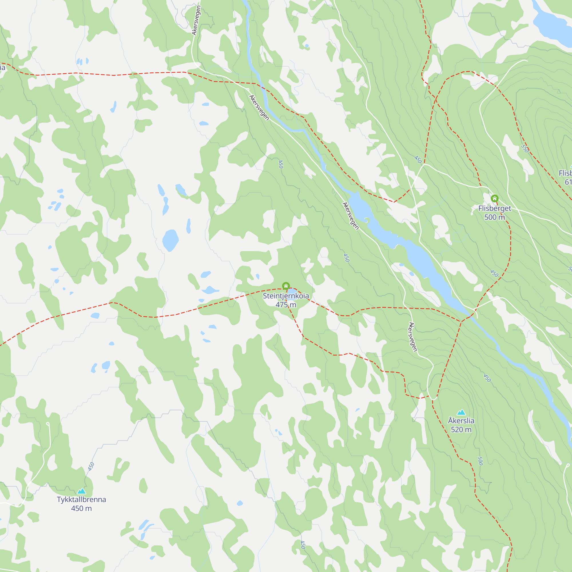 Steintjernkoia map