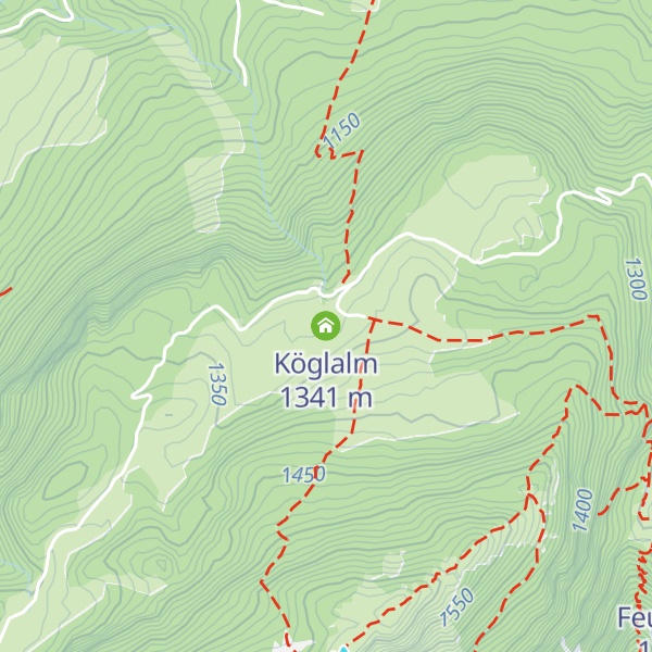 Map of Köglalm