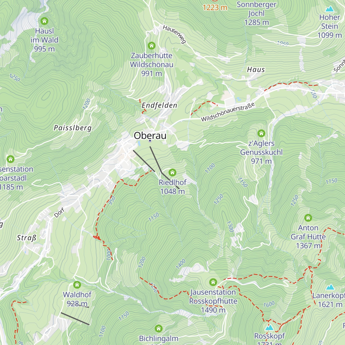 Riedlhof map