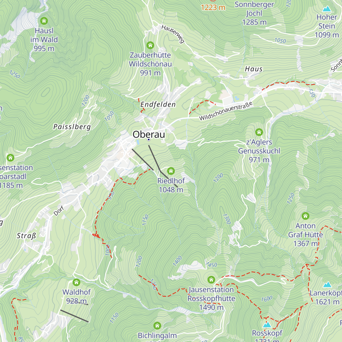 Riedlhof map