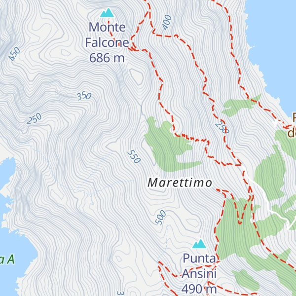 Map of Punta Campana