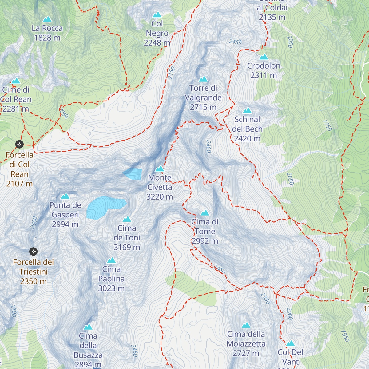 Rifugio Maria Vittoria Torrani map