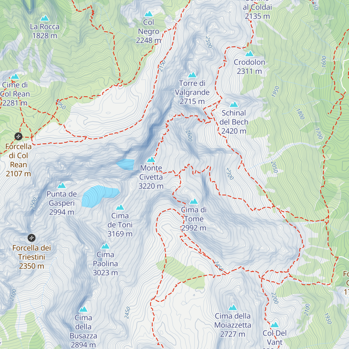 Rifugio Maria Vittoria Torrani map