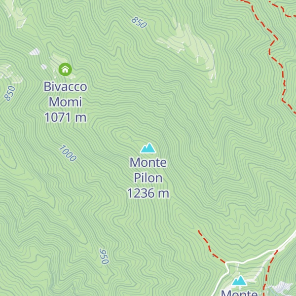 Map of Monte Pilon