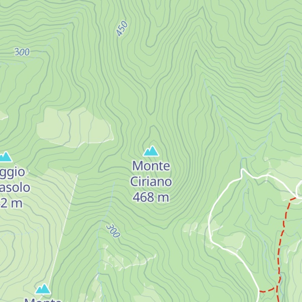 Map of Monte Ciriano