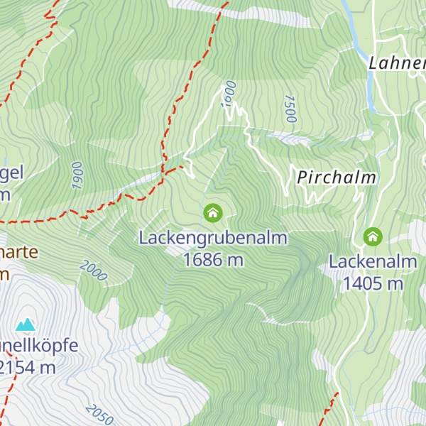 Map of Lackengrubenalm