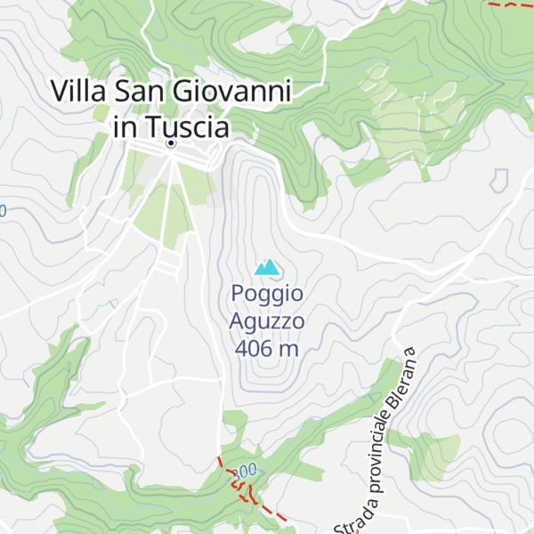 Map of Poggio Aguzzo