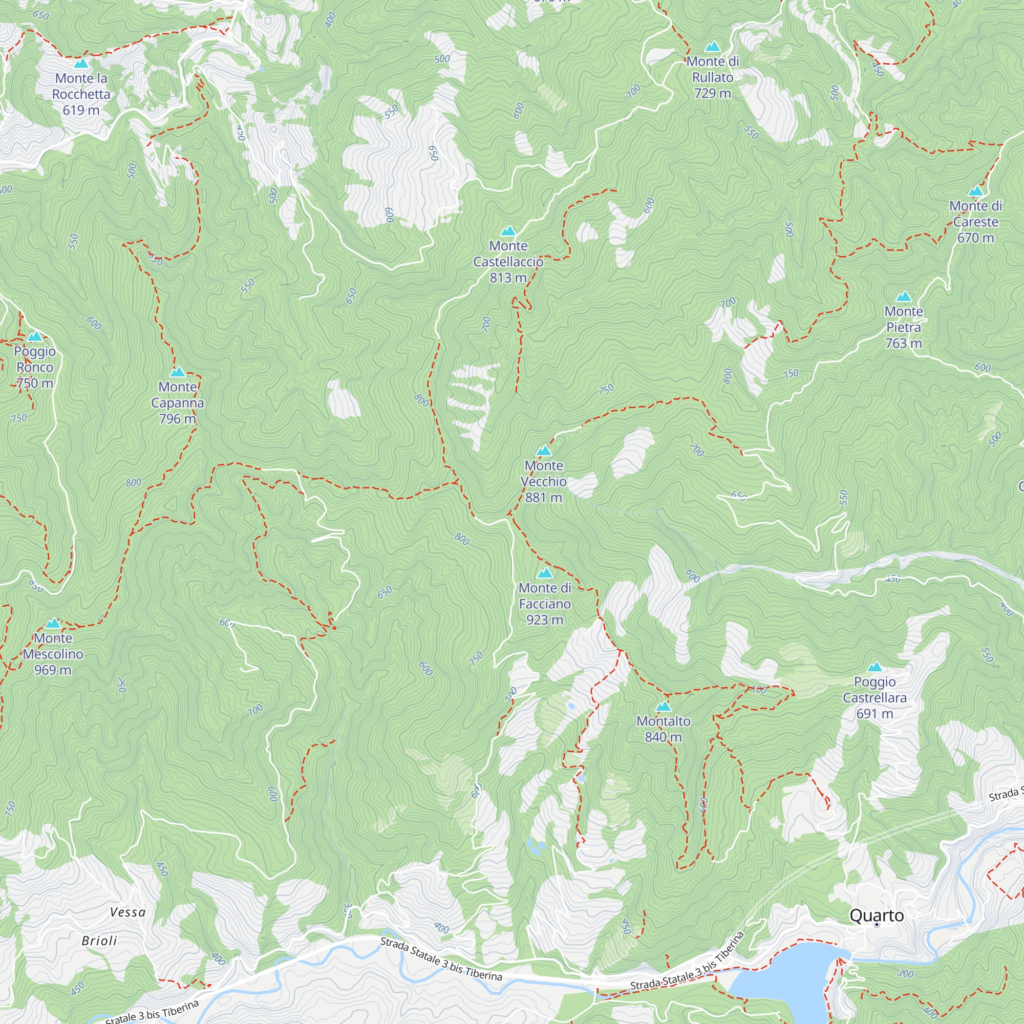 Bivacco di Facciano map