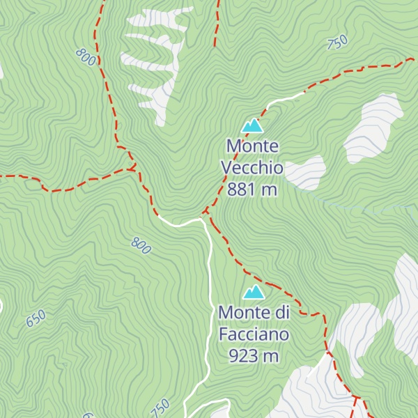 Map of Bivacco di Facciano