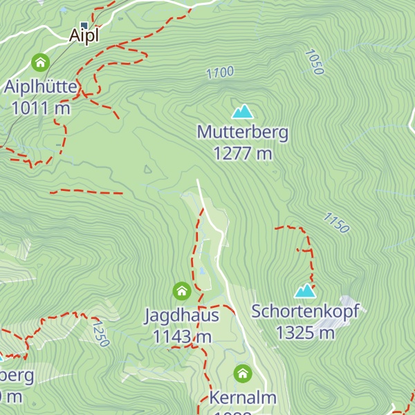Map of Kronberger Alm